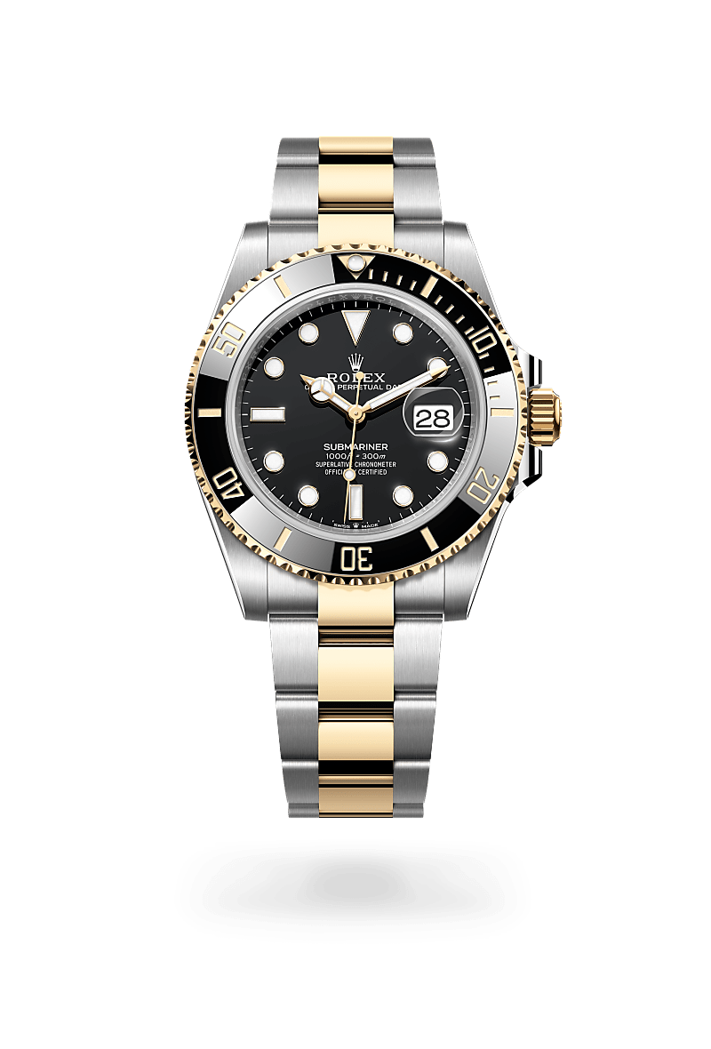 Rolex Submariner in Yellow Rolesor - การผสมผสานระหว่าง Oystersteel และทองคำ, M126613LN-0002 - Srichai Watch