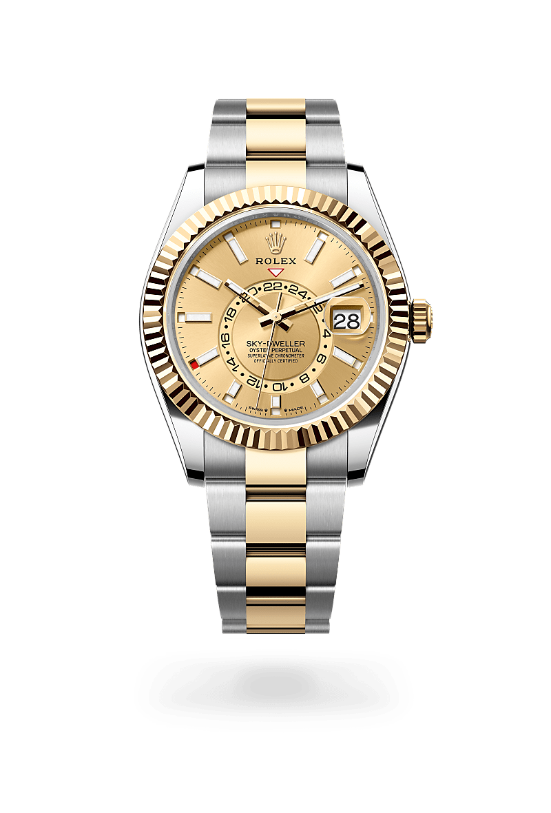 Rolex Sky-Dweller in Yellow Rolesor - การผสมผสานระหว่าง Oystersteel และทองคำ, M336933-0001 - Srichai Watch