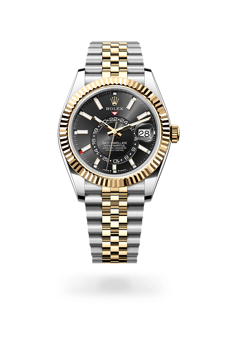 Rolex Sky-Dweller in Yellow Rolesor - การผสมผสานระหว่าง Oystersteel และทองคำ, M336933-0004 - Srichai Watch