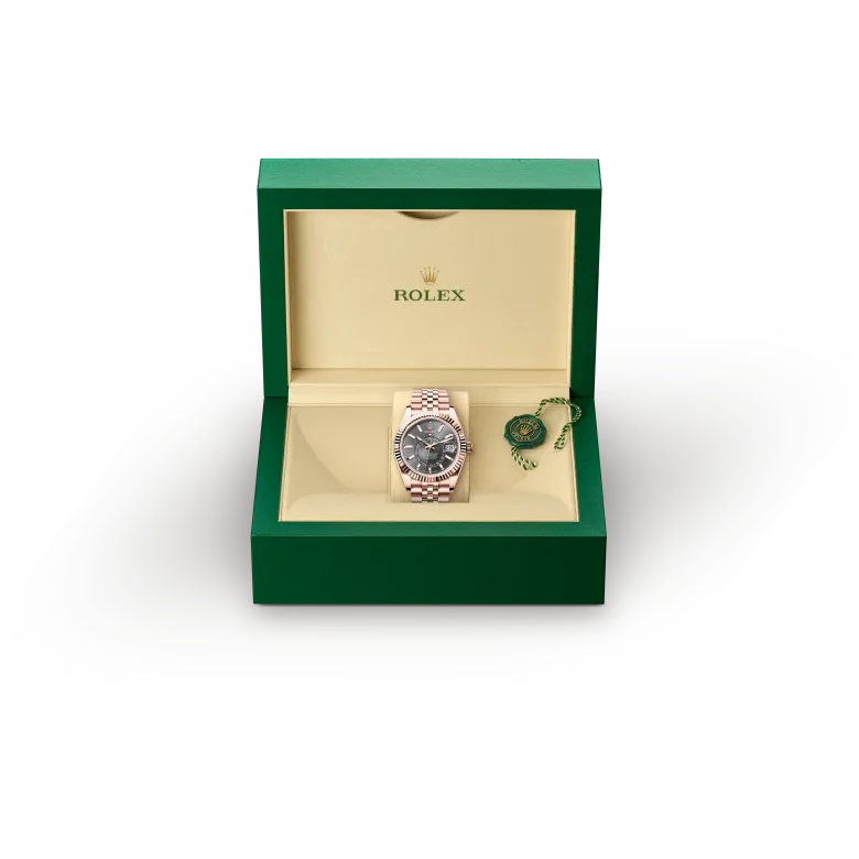 Rolex Sky-Dweller in 18 ct Everose gold, M336935-0008 - Srichai Watch