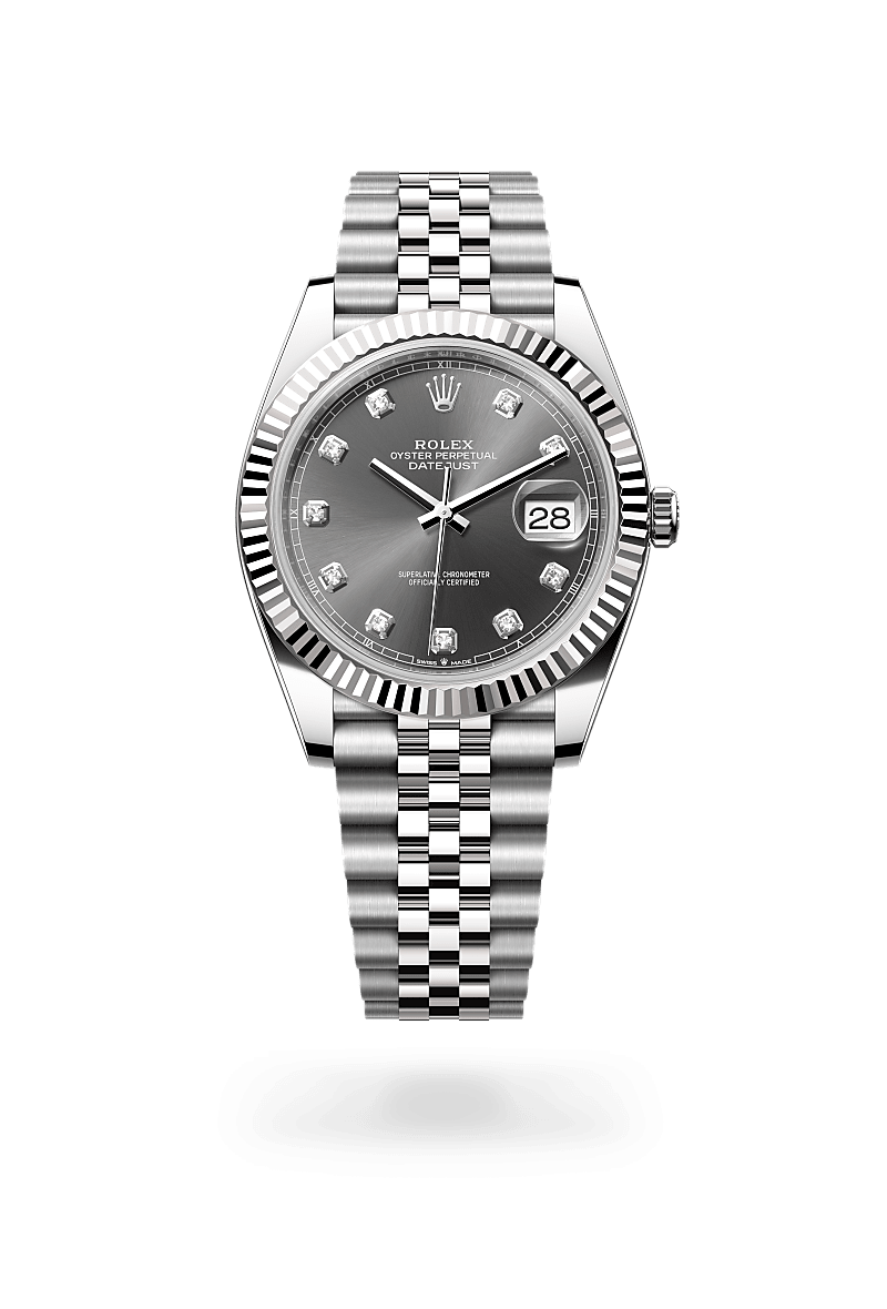 Rolex Datejust in White Rolesor - combination of Oystersteel and white gold, M126334-0006 - Srichai Watch