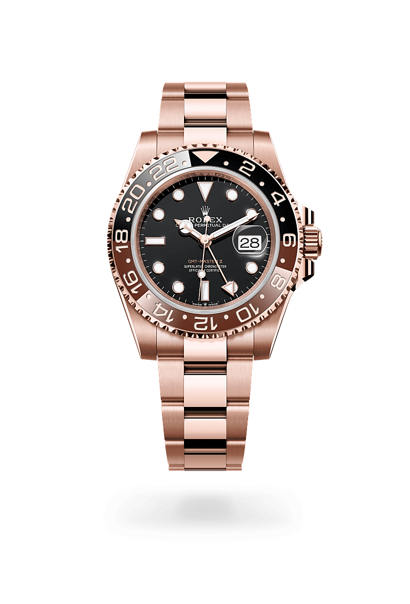 Rolex GMT-Master II in 18 ct Everose gold, M126715CHNR-0001 - Srichai Watch