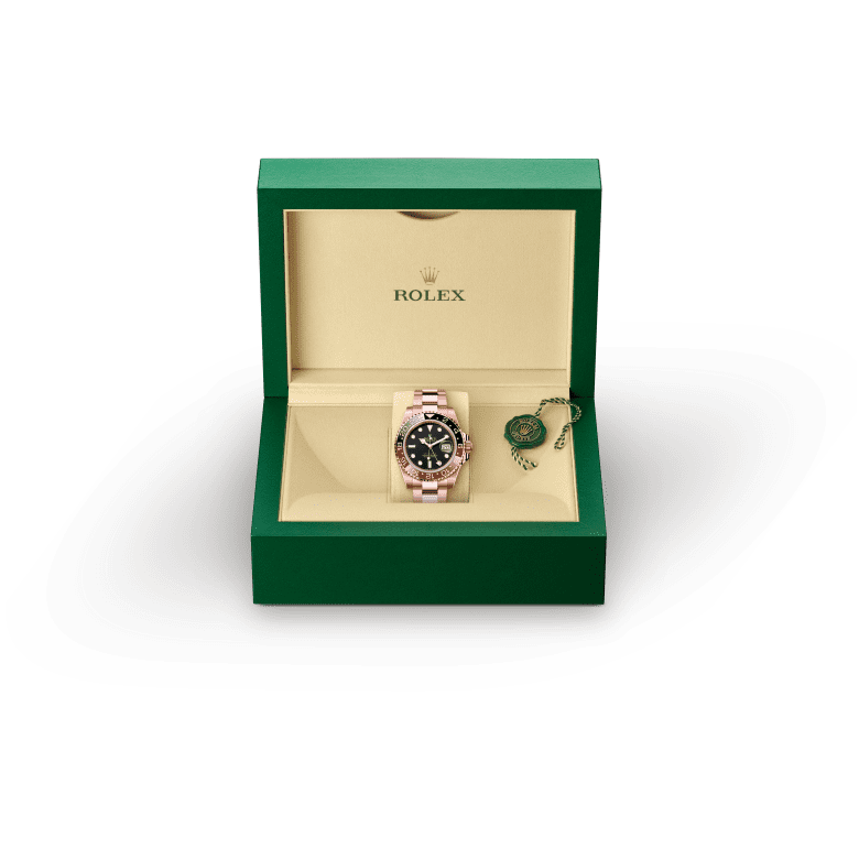 Rolex GMT-Master II in 18 ct Everose gold, M126715CHNR-0001 - Srichai Watch