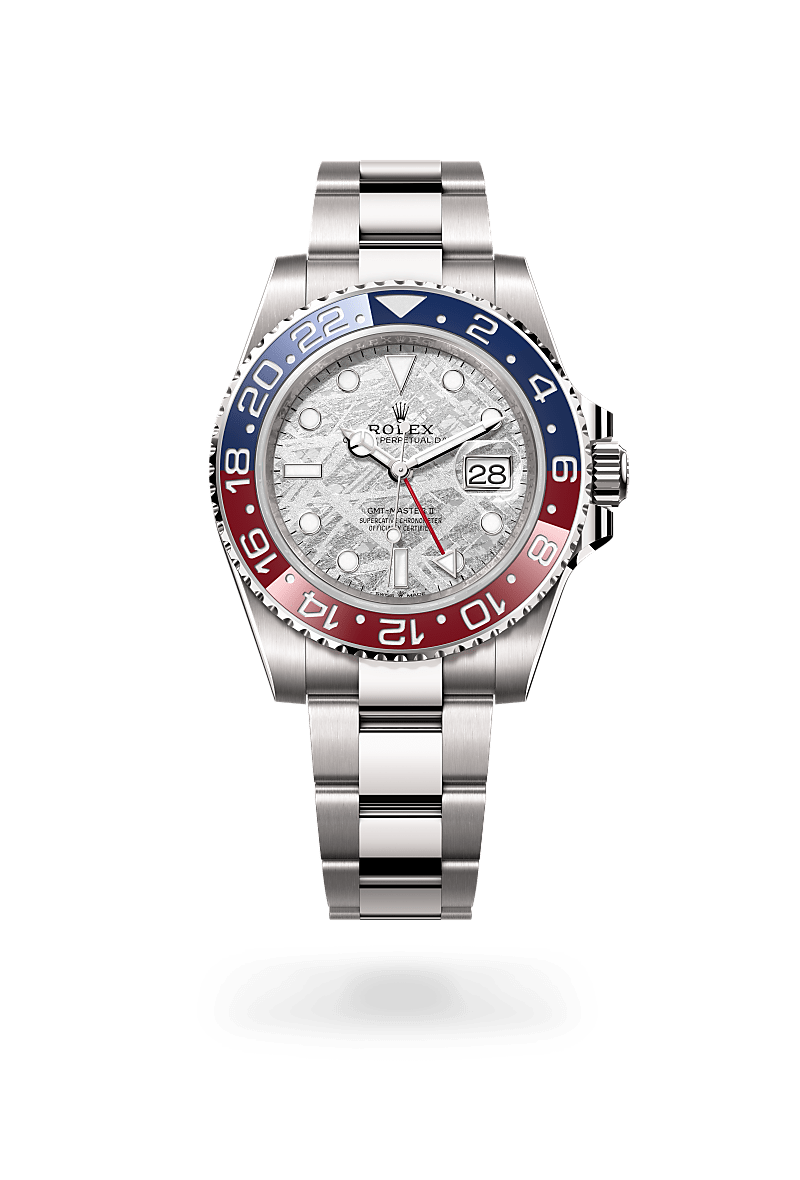 Rolex GMT-Master II in 18 ct white gold, M126719BLRO-0002 - Srichai Watch