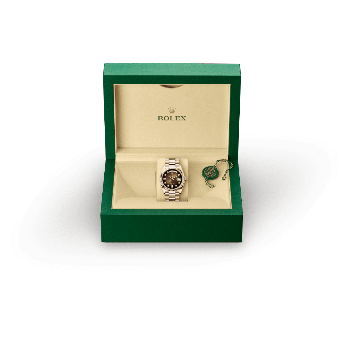 Rolex Day-Date in 18 ct Everose gold, M128235-0037 - Srichai Watch