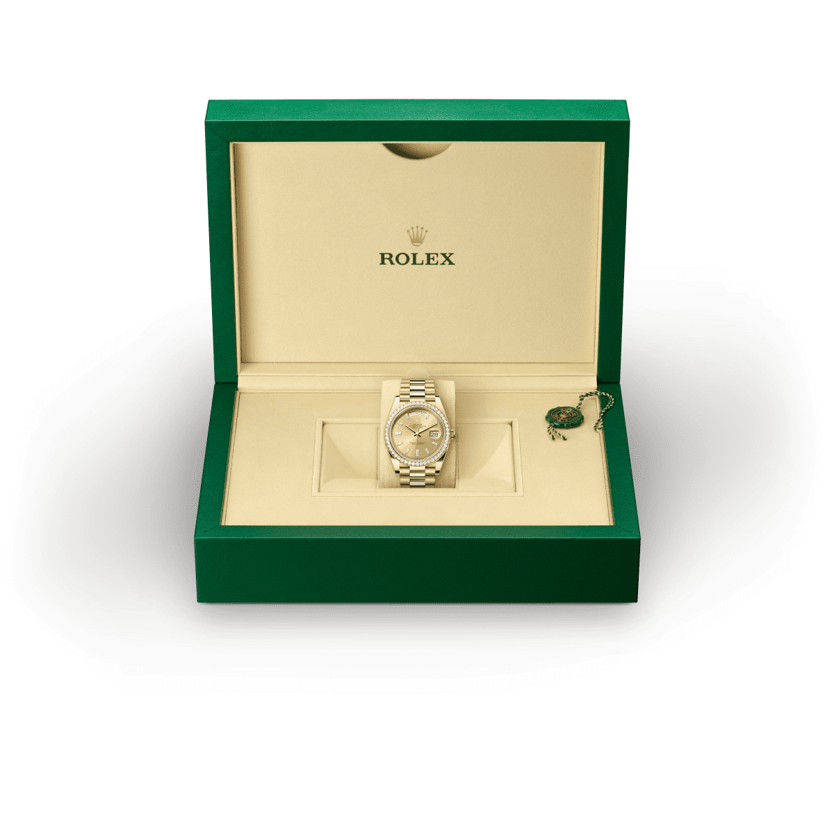 Rolex Day-Date in 18 ct yellow gold, M228348RBR-0002 - Srichai Watch