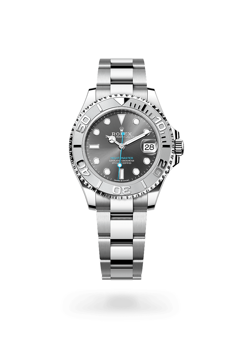 Rolex Yacht-Master in Rolesium - combination of Oystersteel and platinum, M268622-0002 - Srichai Watch