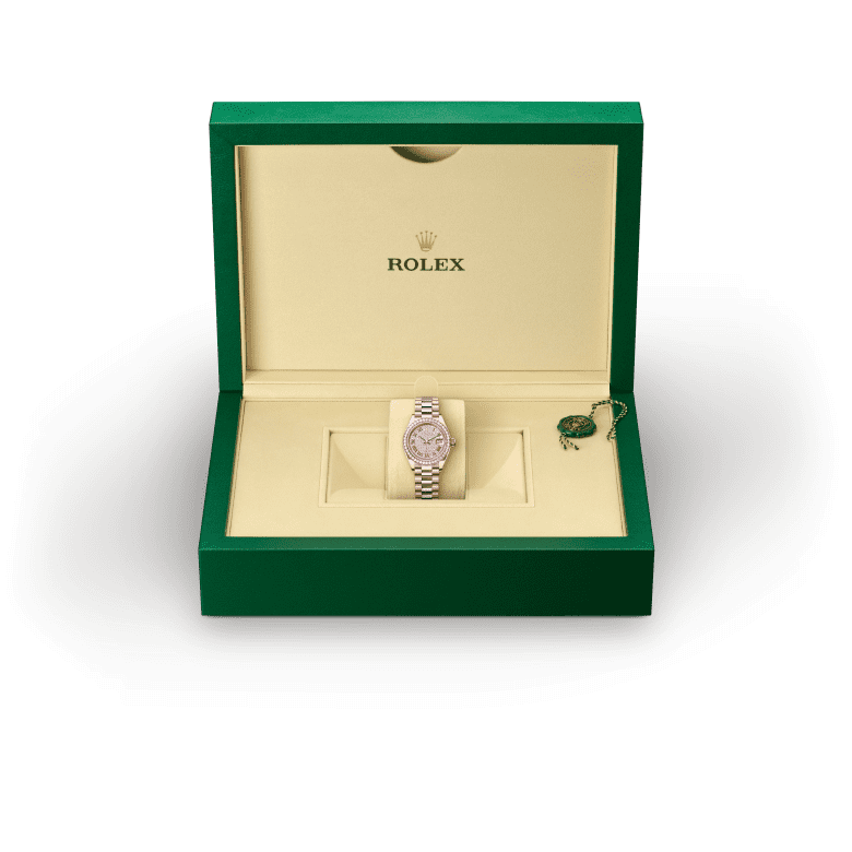 Rolex Lady-Datejust in 18 ct Everose gold, M279135RBR-0021 - Srichai Watch