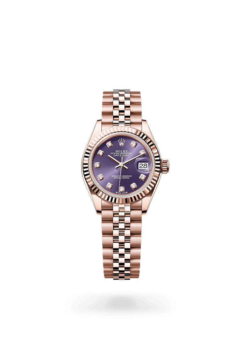 Rolex Lady-Datejust in 18 ct Everose gold, M279175-0020 - Srichai Watch