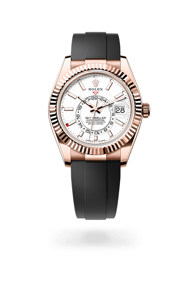 Rolex Sky-Dweller in 18 ct Everose gold, M336235-0003 - Srichai Watch