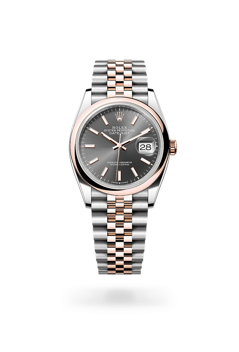 Rolex Datejust in Everose Rolesor - combination of Oystersteel and Everose gold, M126201-0013 - Srichai Watch