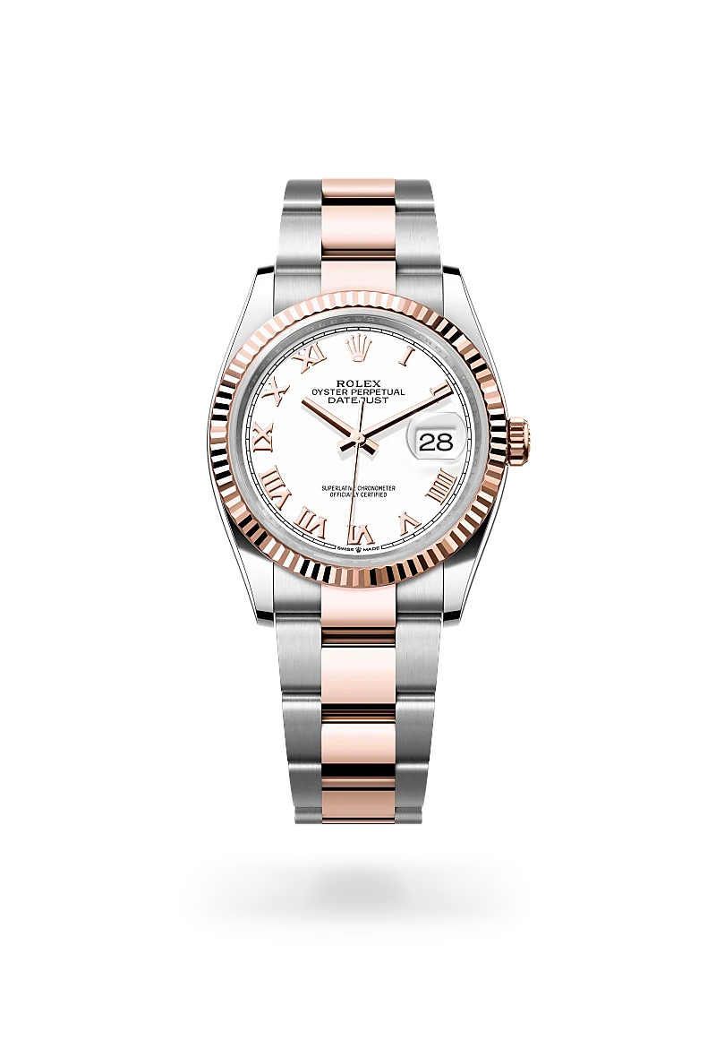 Rolex Datejust in Everose Rolesor - การผสมผสานระหว่าง Oystersteel และเอเวอร์โรสโกลด์, M126231-0016 - Srichai Watch