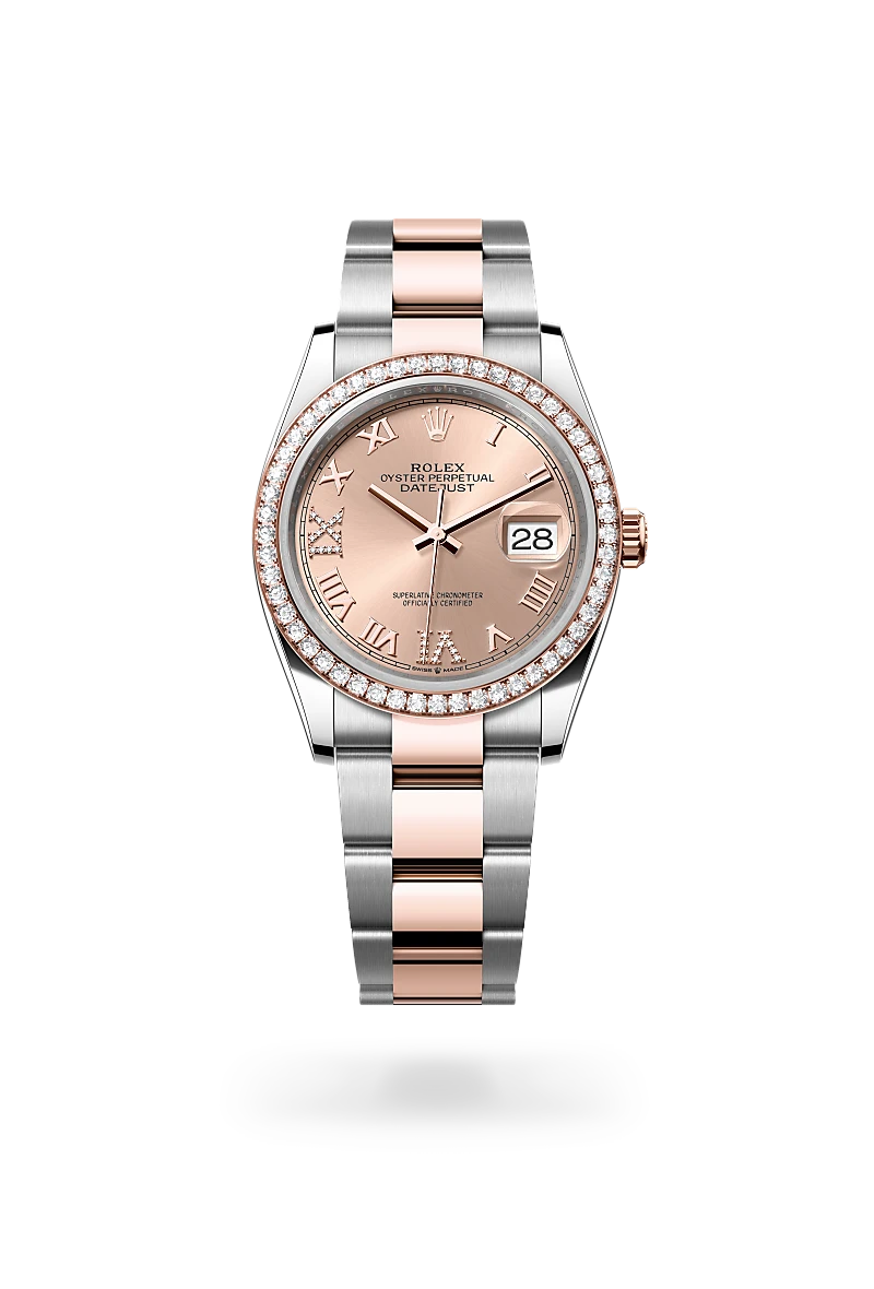 Rolex Datejust in Everose Rolesor - combination of Oystersteel and Everose gold, M126281RBR-0016 - Srichai Watch