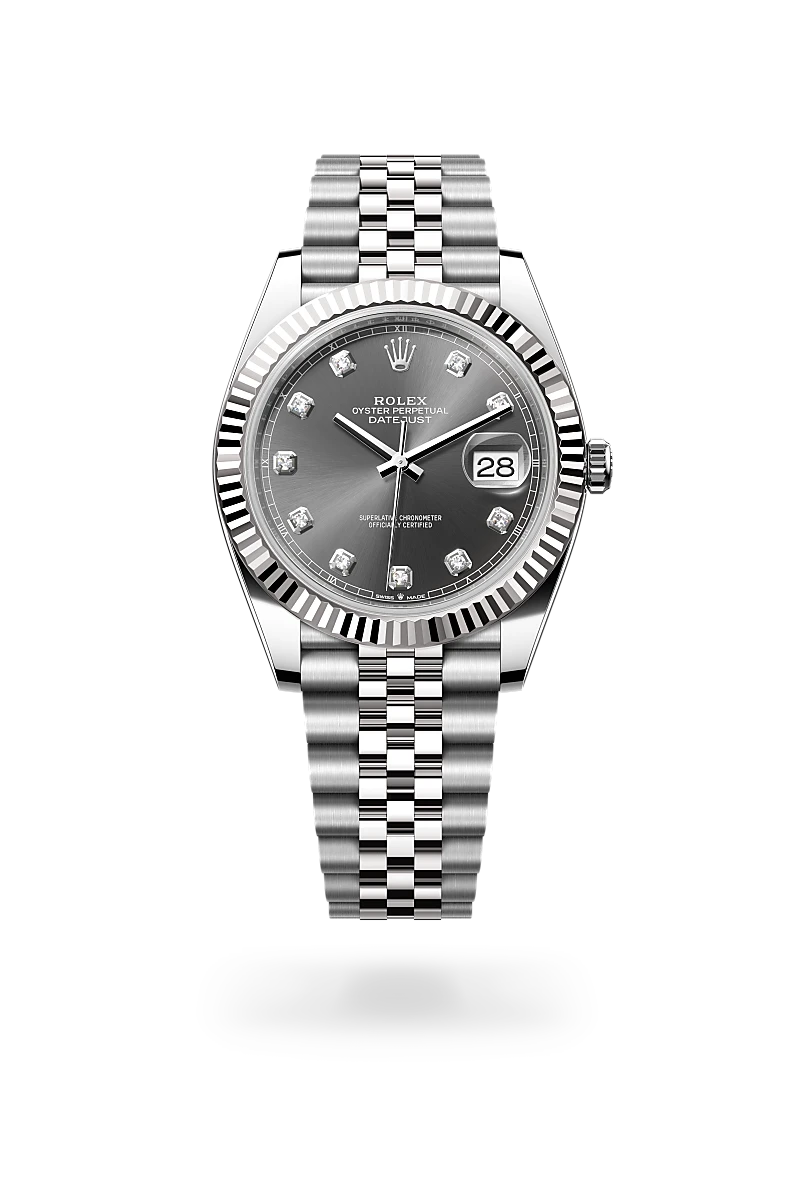 Rolex Datejust in White Rolesor - การผสมผสานระหว่าง Oystersteel และทองคำขาว, M126334-0006 - Srichai Watch