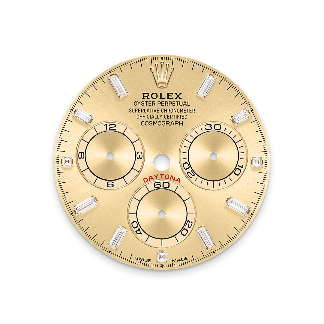 Rolex Cosmograph Daytona in 18 ct yellow gold with lugs set with diamonds, M126598TBR-0001 - Srichai Watch