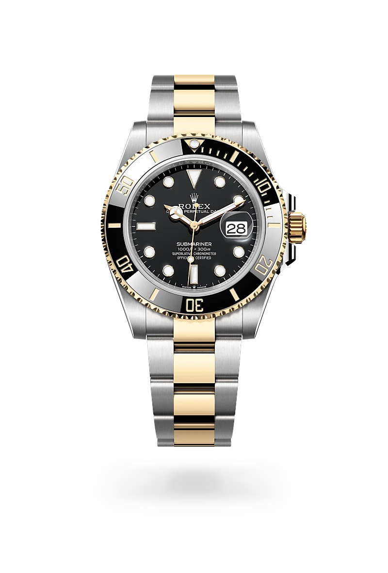 Rolex Submariner in Yellow Rolesor - การผสมผสานระหว่าง Oystersteel และทองคำ, M126613LN-0002 - Srichai Watch