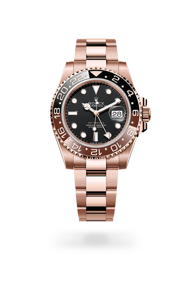 Rolex GMT-Master II in 18 ct Everose gold, M126715CHNR-0001 - Srichai Watch