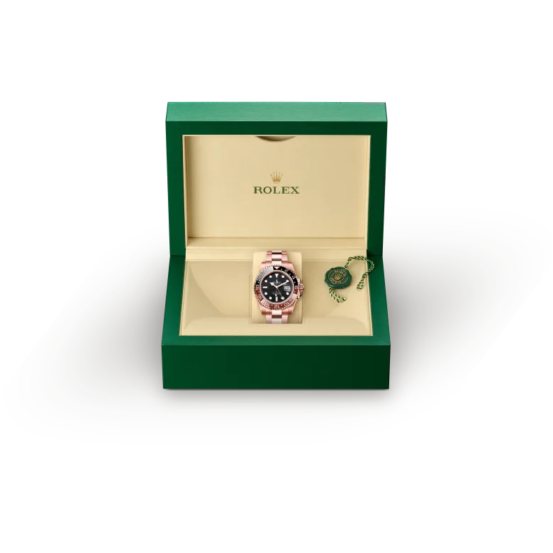 Rolex GMT-Master II in 18 ct Everose gold, M126715CHNR-0001 - Srichai Watch