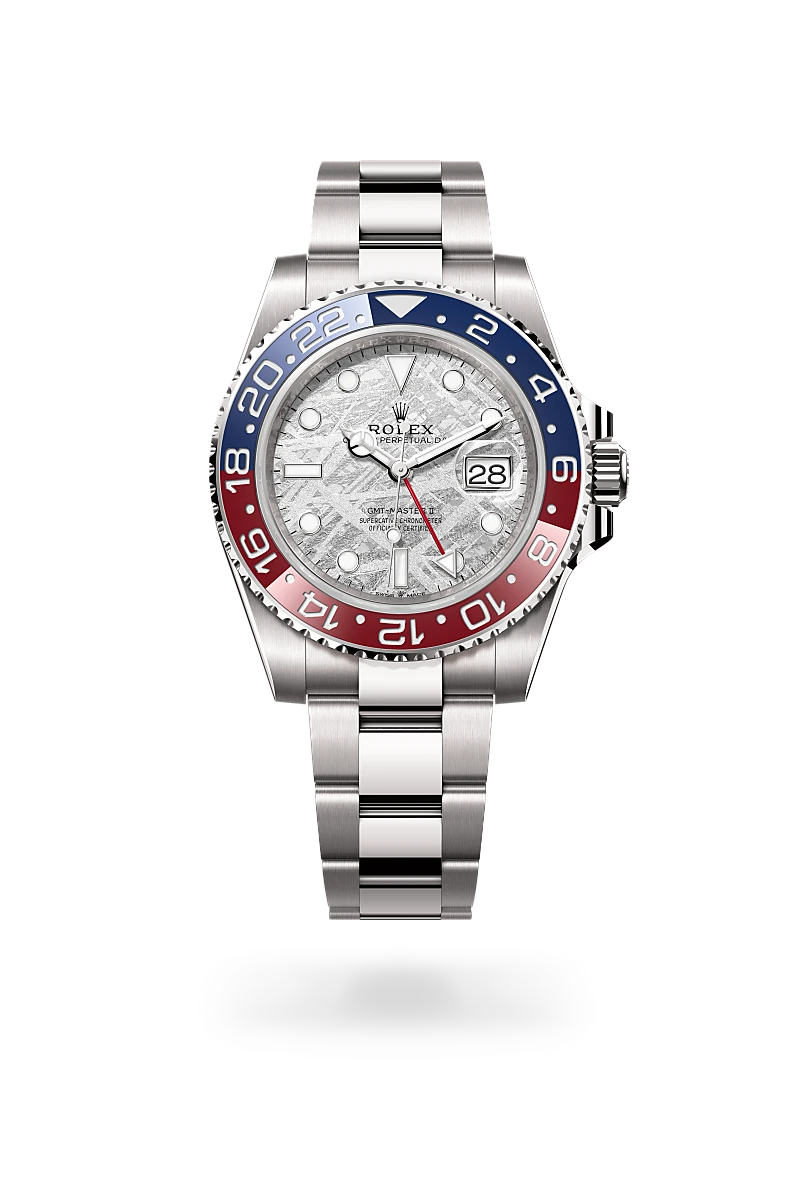 Rolex GMT-Master II in 18 ct white gold, M126719BLRO-0002 - Srichai Watch