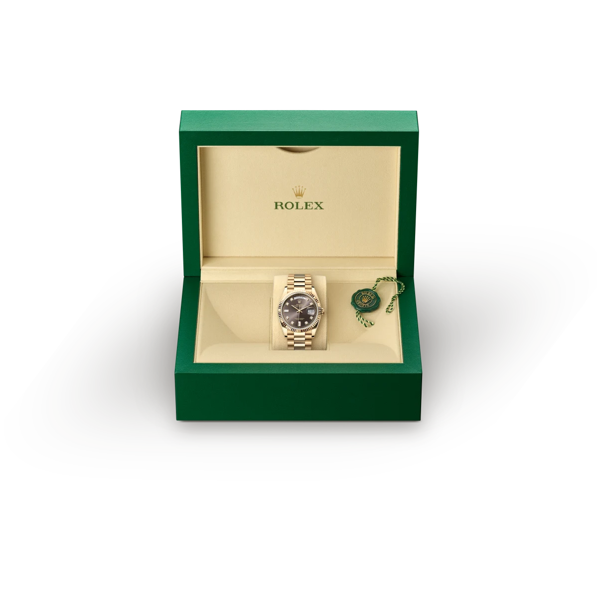 Rolex Day-Date in 18 ct yellow gold, M128238-0022 - Srichai Watch