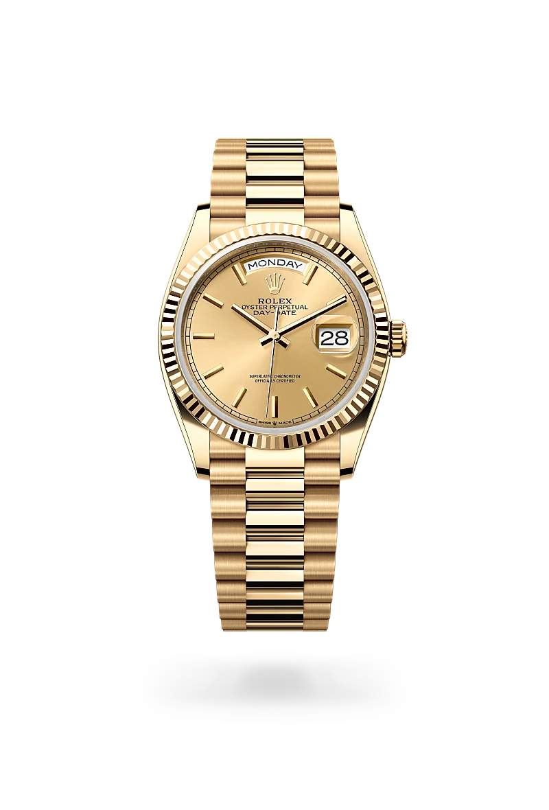 Rolex Day-Date in 18 ct yellow gold, M128238-0045 - Srichai Watch