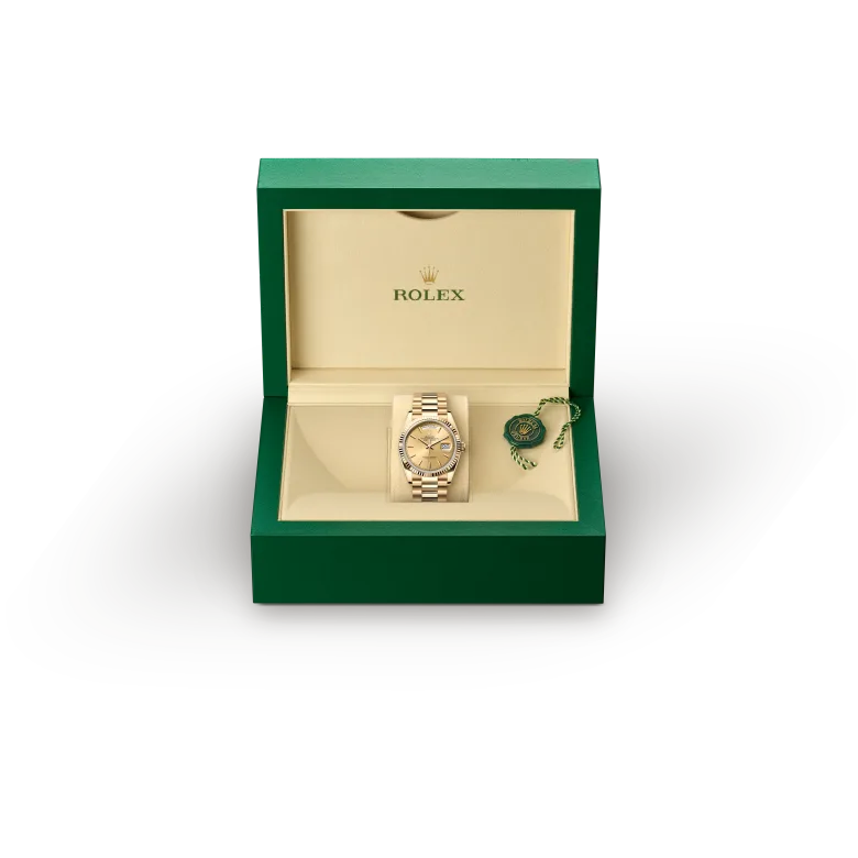 Rolex Day-Date in 18 ct yellow gold, M128238-0045 - Srichai Watch