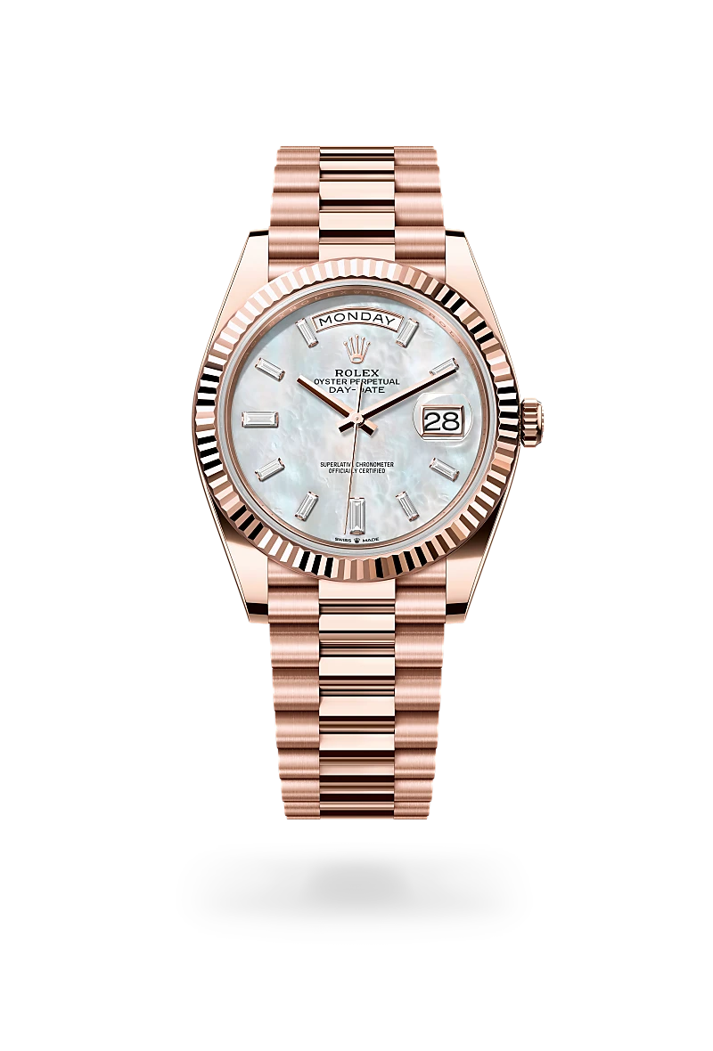 Rolex Day-Date in 18 ct Everose gold, M228235-0056 - Srichai Watch