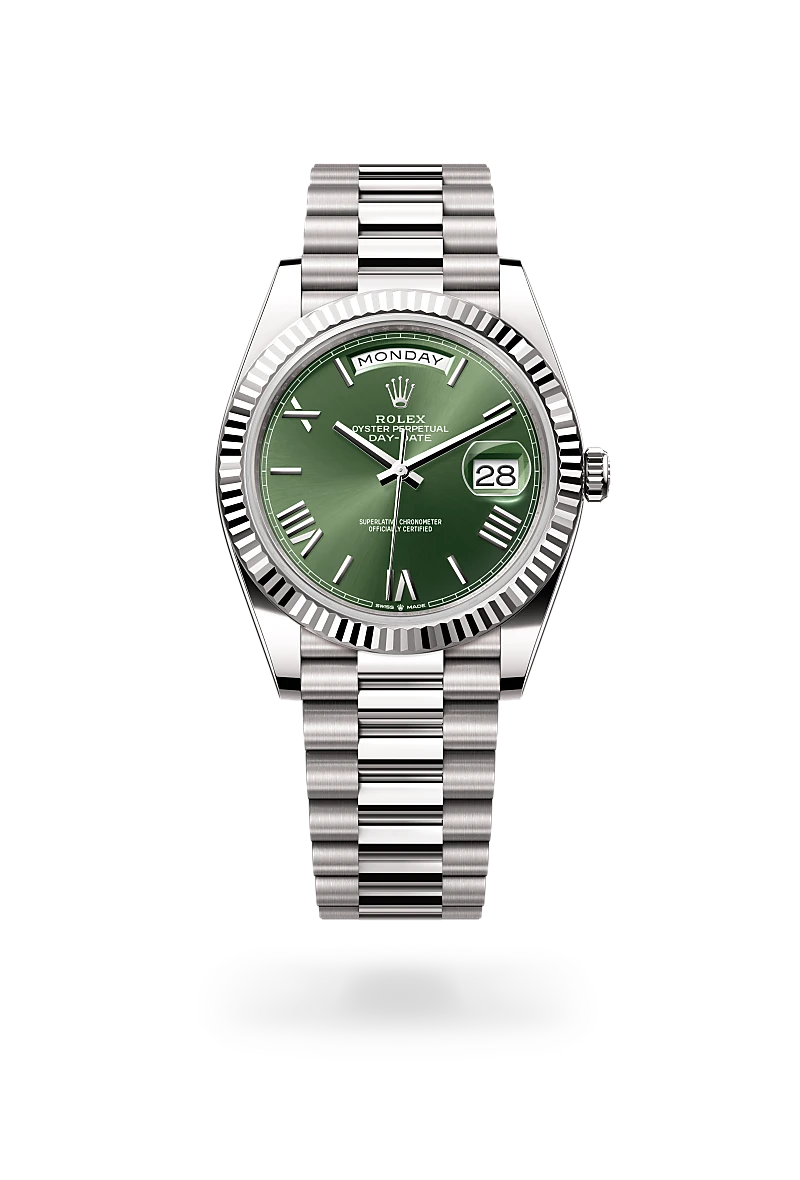 Rolex Day-Date in 18 ct white gold, M228239-0033 - Srichai Watch