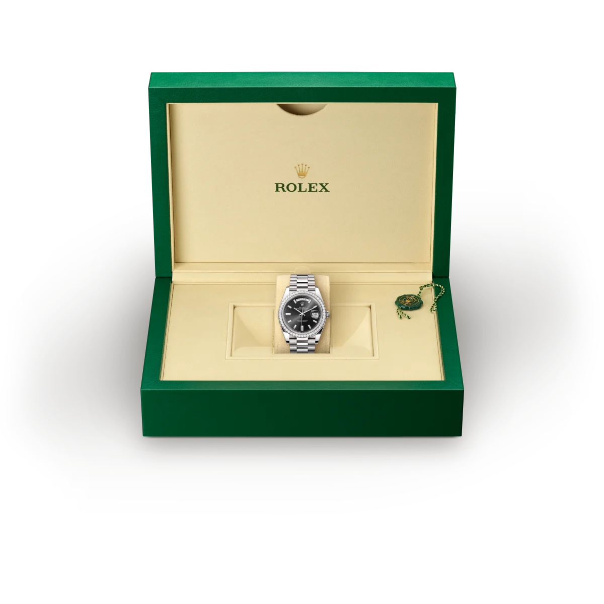 Rolex Day-Date in 18 ct white gold, M228349RBR-0003 - Srichai Watch