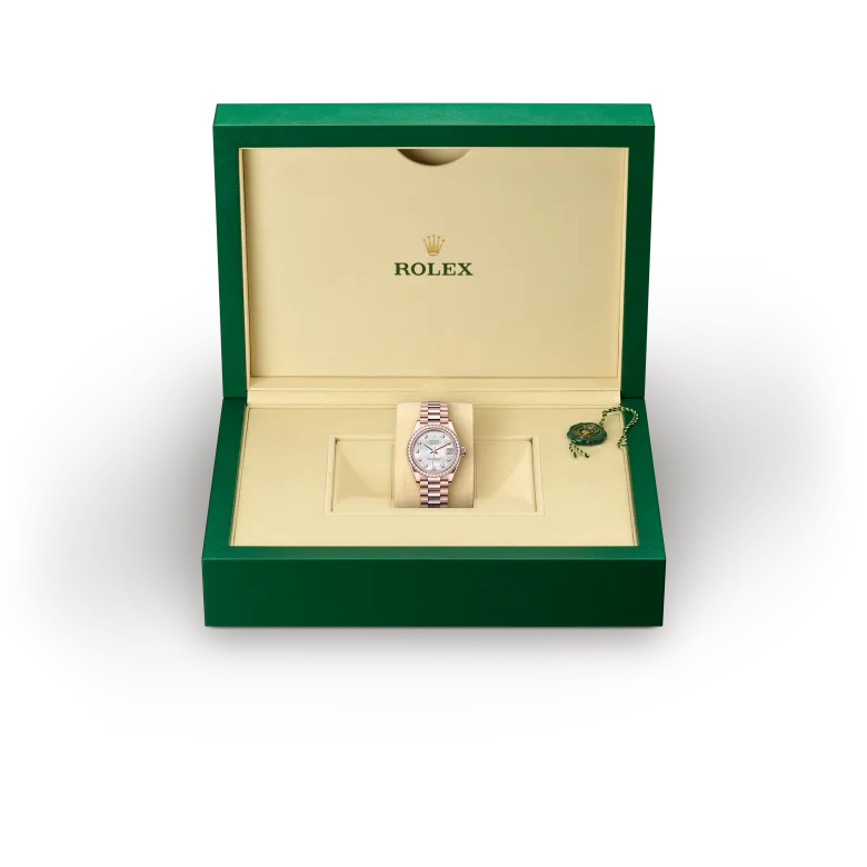 Rolex Datejust in 18 ct Everose gold, M278285RBR-0005 - Srichai Watch