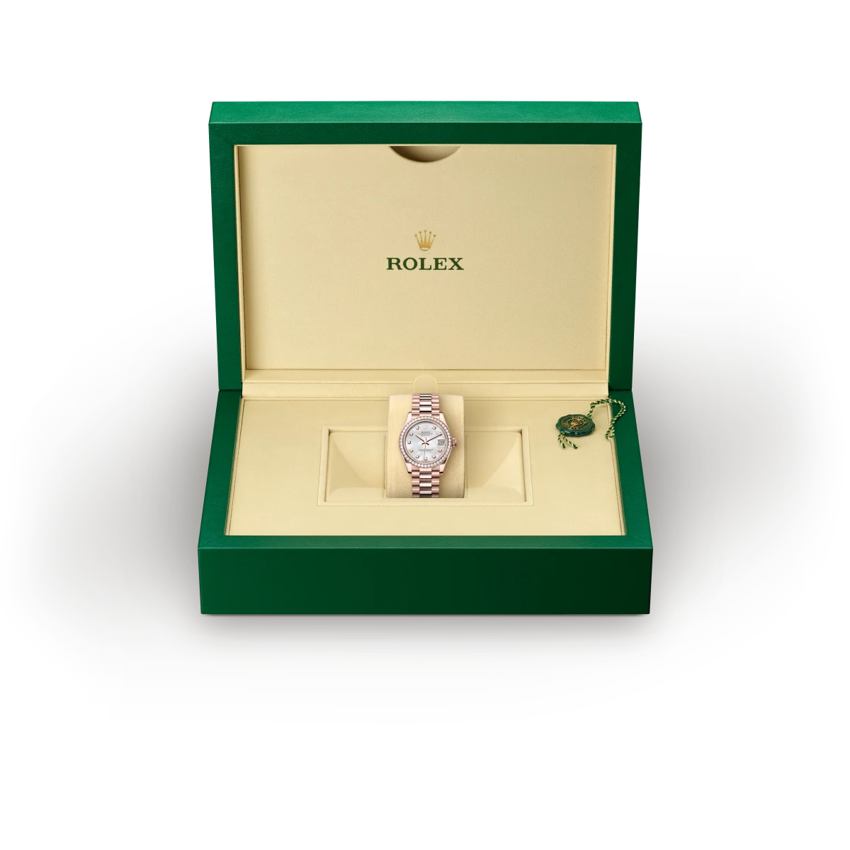 Rolex Datejust in 18 ct Everose gold, M278285RBR-0005 - Srichai Watch