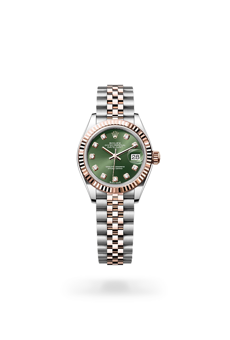 Rolex Lady-Datejust in Everose Rolesor - การผสมผสานระหว่าง Oystersteel และเอเวอร์โรสโกลด์, M279171-0007 - Srichai Watch