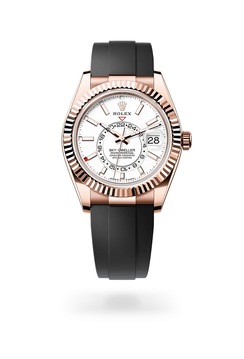 Rolex Sky-Dweller in 18 ct Everose gold, M336235-0003 - Srichai Watch