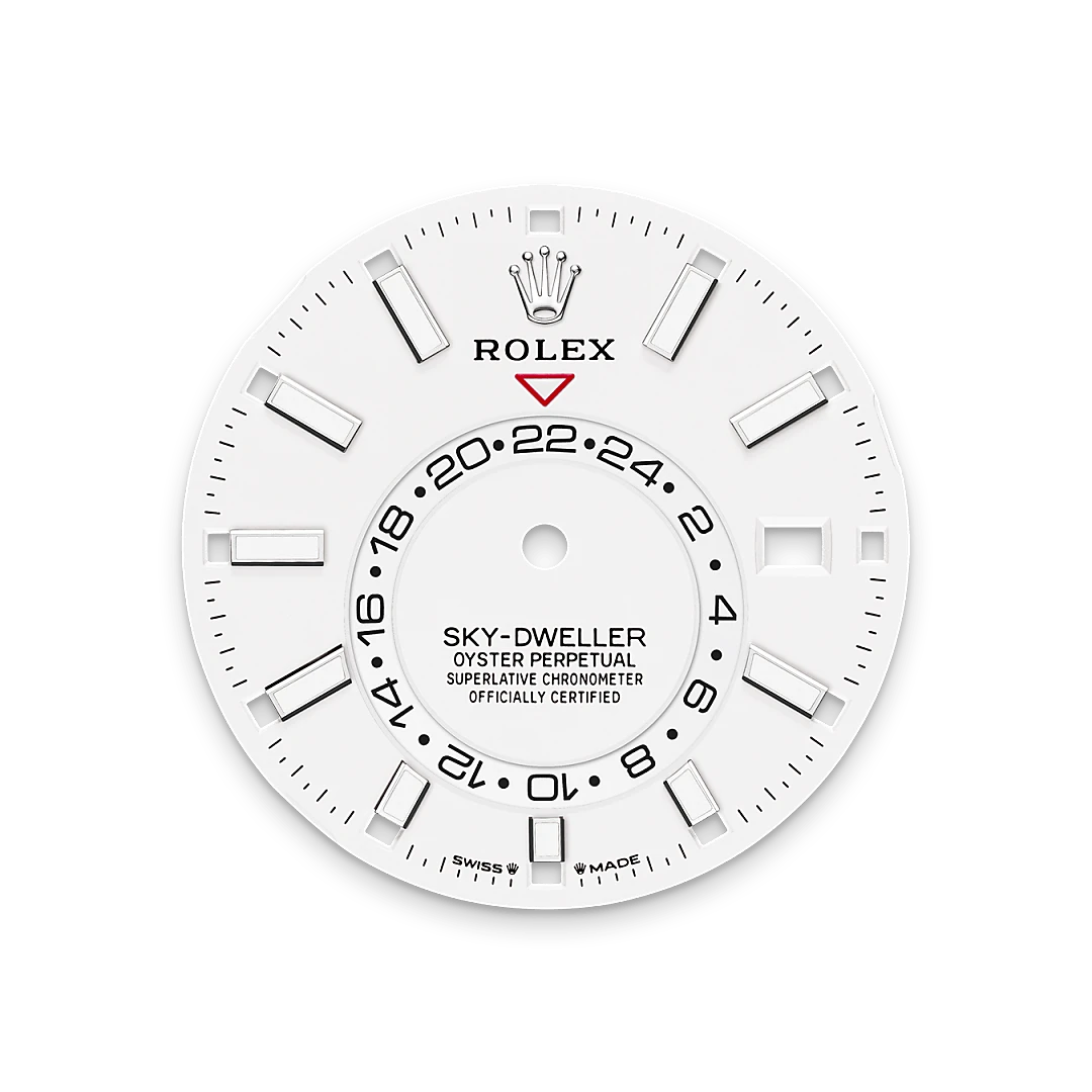 Rolex Sky-Dweller in White Rolesor - การผสมผสานระหว่าง Oystersteel และทองคำขาว, M336934-0004 - Srichai Watch