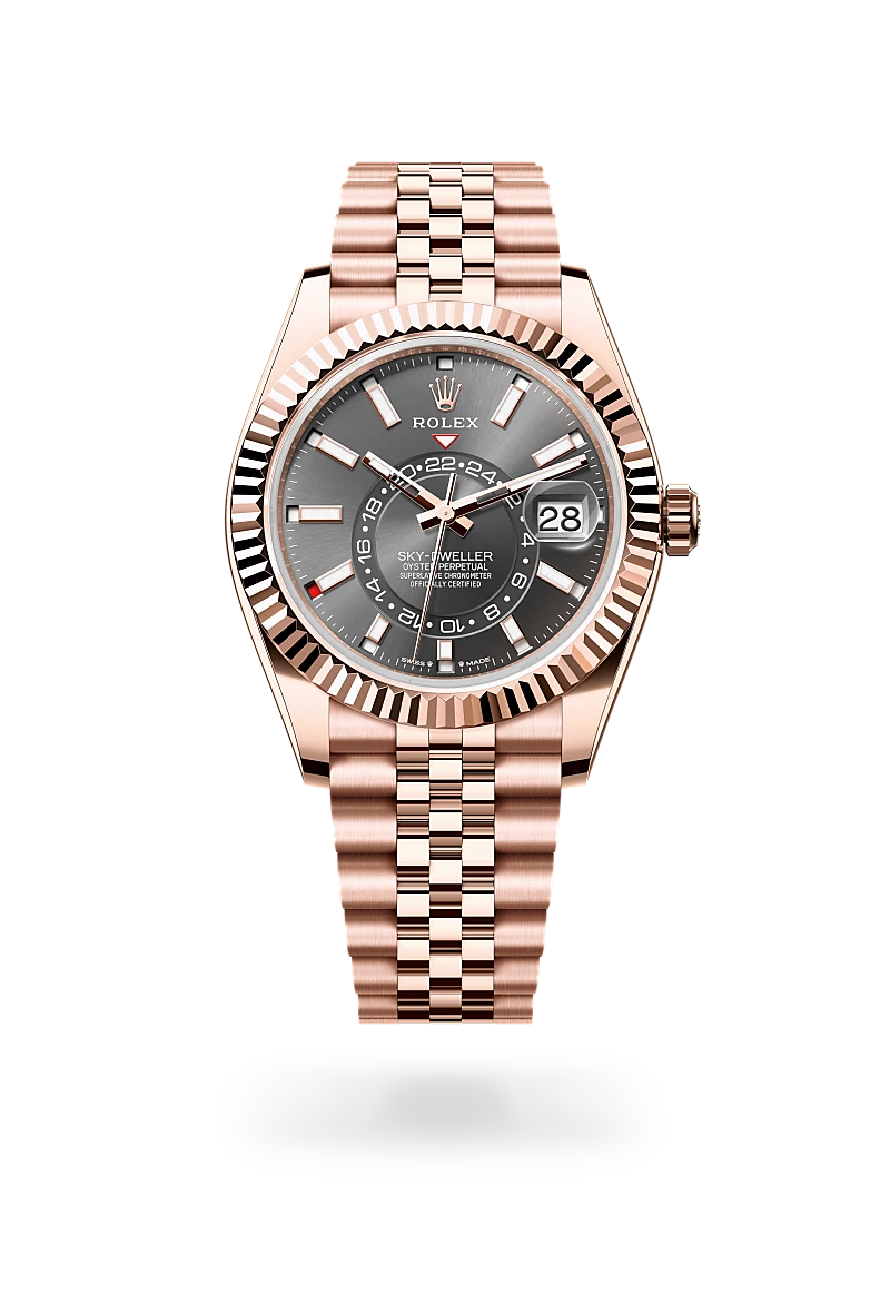 Rolex Sky-Dweller in 18 ct Everose gold, M336935-0008 - Srichai Watch